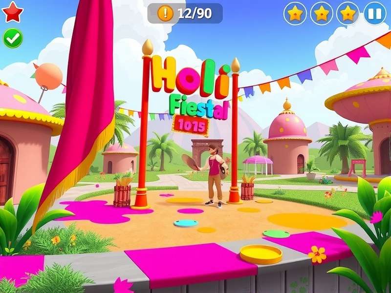 Holi Colorful Fiesta Game Modes